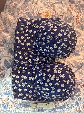 Parfait Navy Floral Strapless Bandeau Top